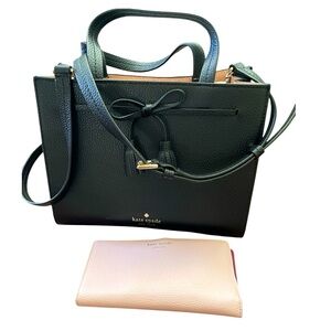 Kate Spade Hayes Street Sam Small Crossbody Bag in Black and Kate Spade Wallet